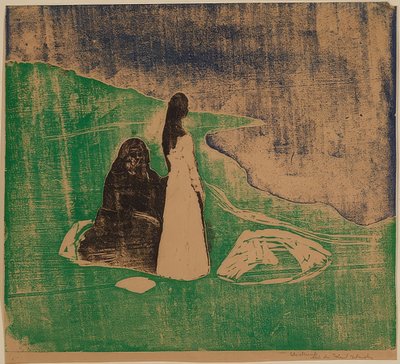 Kvinner ved kysten. 1898 av Edvard Munch
