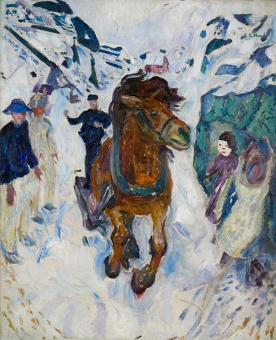 Galopperende hest av Edvard Munch