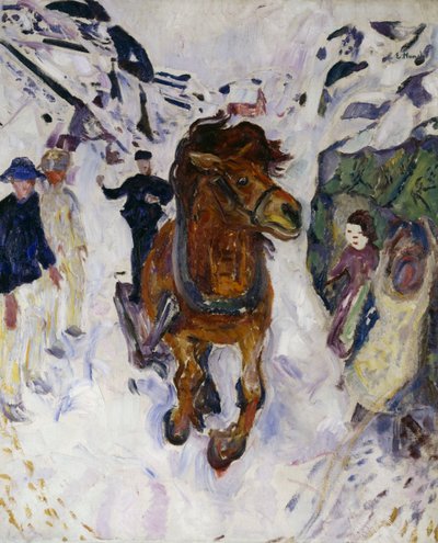 Galopperende hest av Edvard Munch