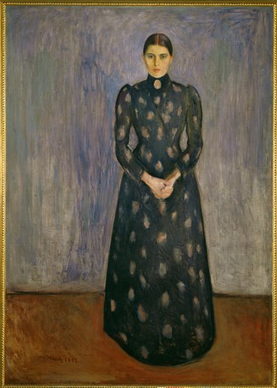 Inger Munch, malerens søster (olje på lerret) av Edvard Munch