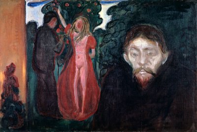 Sjalusi, 1895 av Edvard Munch