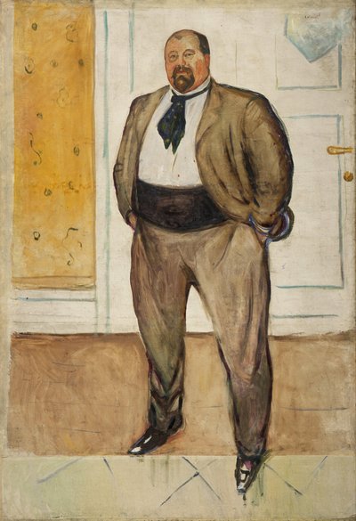 ""Portrait du consul Christen Sandberg (1861-1918) "" Peinture d