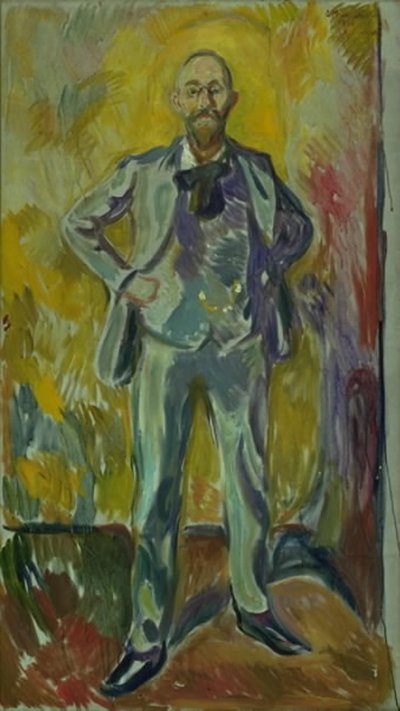 Portrett av professor Daniel Jacobson av Edvard Munch