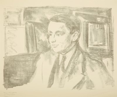 Portrett av Wolfgang Gurlitt, 1912. av Edvard Munch