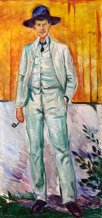 Portrett av maleren Ludvig Karsten av Edvard Munch