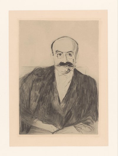 Portrett av Dr. Max Ash av Edvard Munch
