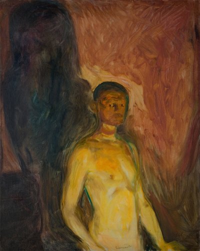 Selvportrett i helvete av Edvard Munch