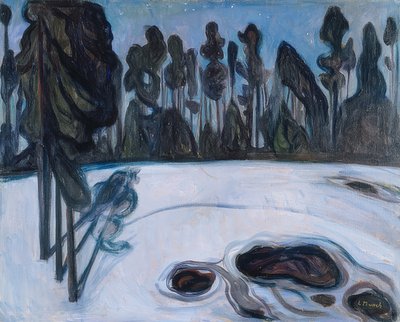 Stjernenatt 1901 av Edvard Munch