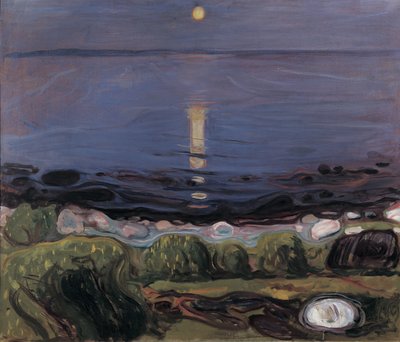 Sommernatt ved stranden av Edvard Munch
