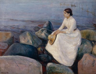Sommernatt av Edvard Munch