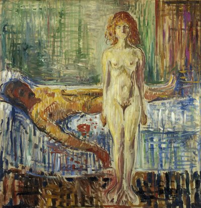 Døden til Marat II av Edvard Munch