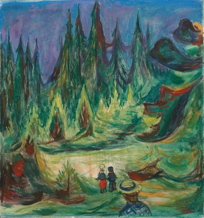 Eventyrskogen av Edvard Munch