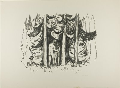 Skogen av Edvard Munch