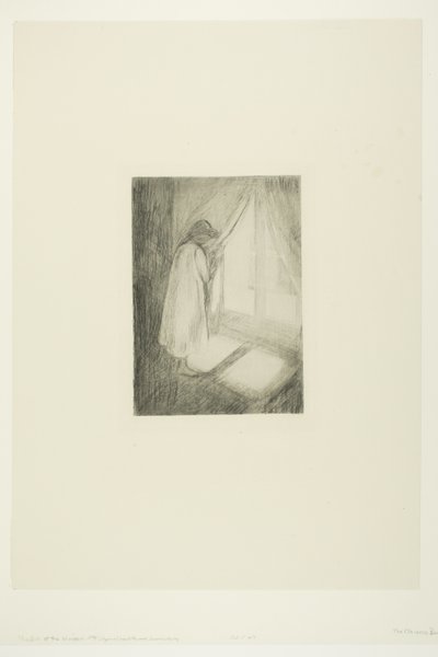 Jenta ved vinduet av Edvard Munch