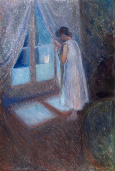 Jenta ved vinduet av Edvard Munch