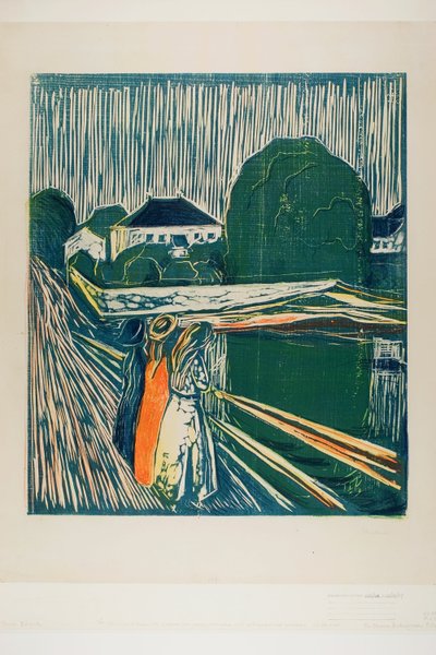 Jentene på broen av Edvard Munch