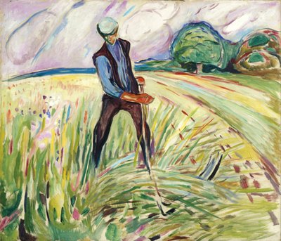 The Haymaker av Edvard Munch