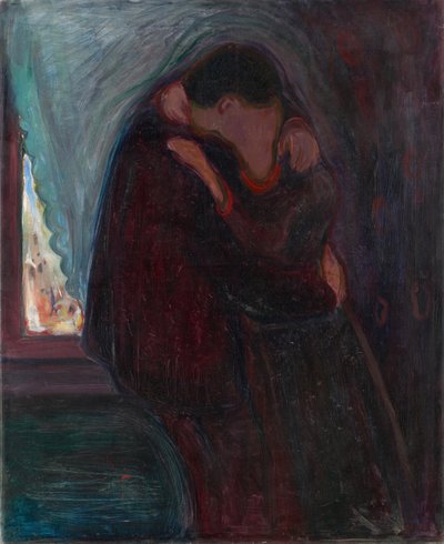Kysset av Edvard Munch