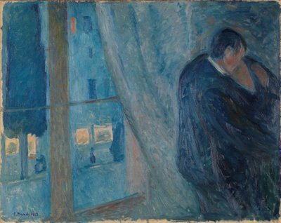 Kysset, 1892. av Edvard Munch