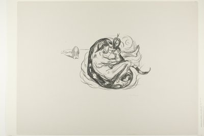 Slangen er drept av Edvard Munch