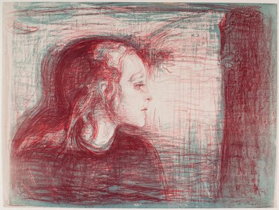 Det syke barnet I av Edvard Munch