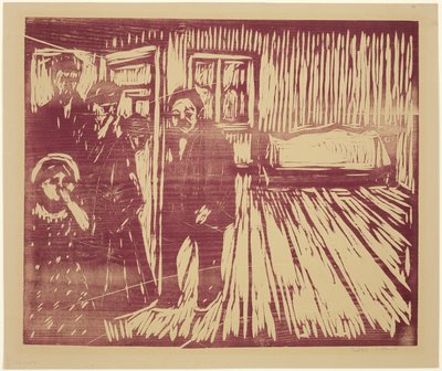 Lukten av død av Edvard Munch
