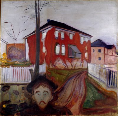The Virgin Red Vine Painting by Edvard Munch (1863-1944) 1899-1900 Sun. 119,5x121 cm Oslo, Kommunes Kunstsamlinger Munch-Museet (Musee Munch) av Edvard Munch