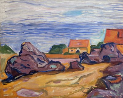 To hus i Borre av Edvard Munch