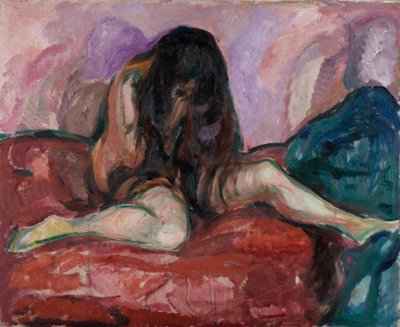 Gråtende naken par Munch, Edvard (1863-1944). Olje på lerret, størrelse: 110x135 av Edvard Munch