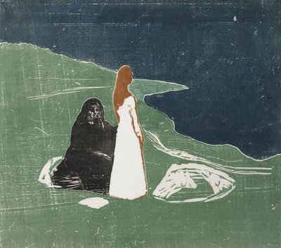 Kvinner ved kysten; kvinner på kysten av Edvard Munch
