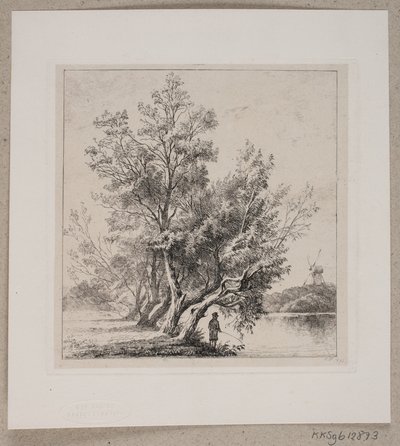 Piletrær ved bygraven av Edvard Petersen