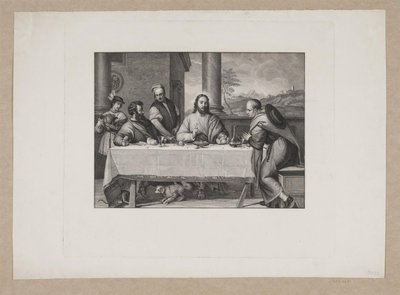Kristus og Emmaus av Edvard Sonne