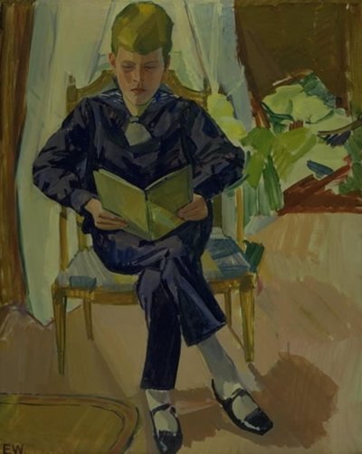 Portrett av Bent von Müllen som gutt av Edvard Weie