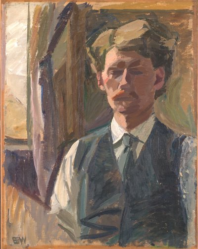 Selvportrett av Edvard Weie