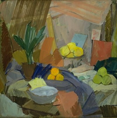 Stilleben med appelsiner av Edvard Weie