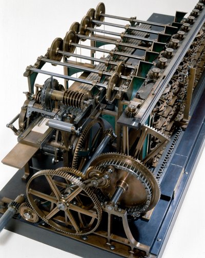 Detalj av Scheutz Difference Engine No 3 av Edvard and Scheutz Per Georg  Scheutz
