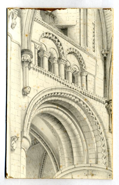 Gloucester katedral, 1900 av Edward Adrian Wilson