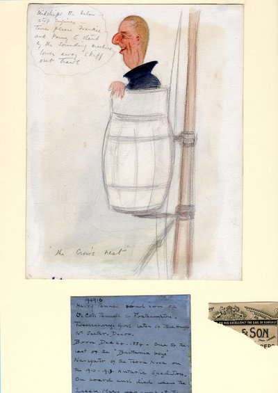 Henry Pennell, 1910-12 (wc og blyant på papir) av Edward Adrian Wilson