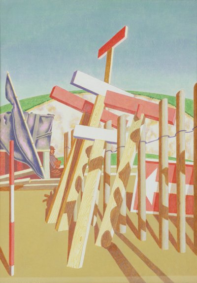 En Sussex-bypass av Edward Alexander Wadsworth