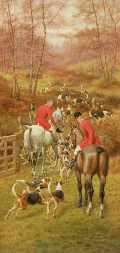Jaktscene, 1906 av Edward Algernon Stuart Douglas