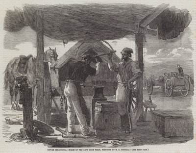 Før Sebastopol, Forge of the Left Siege Train av Edward Angelo Goodall
