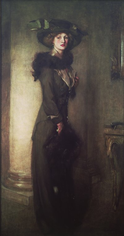 Beverhatten, ca. 1912 av Edward Arthur Walton