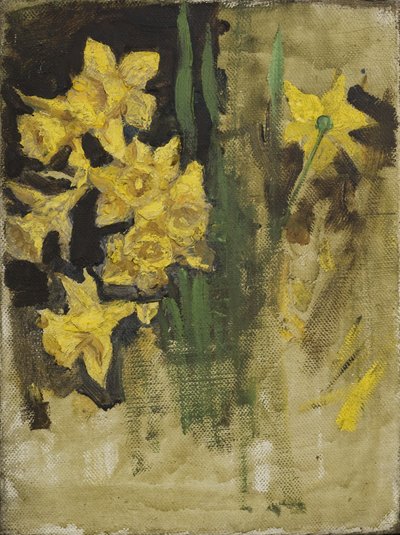 Påskeliljer (olje på lerret) av Edward Atkinson Hornel