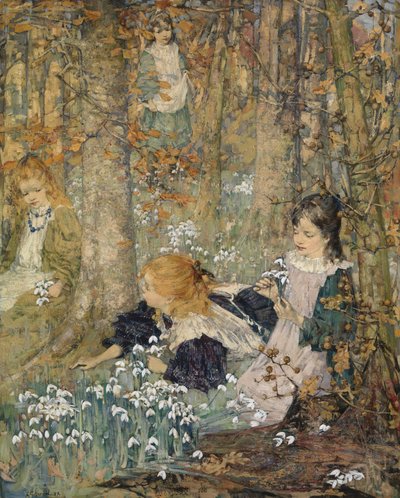 Vårens komme av Edward Atkinson Hornel
