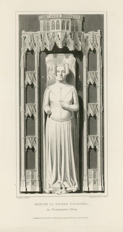 Bilde av dronning Philippa av Edward Blore