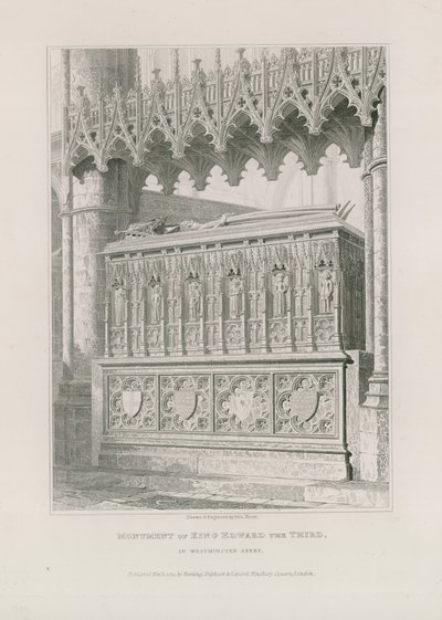 Monument til kong Edward den tredje av Edward Blore