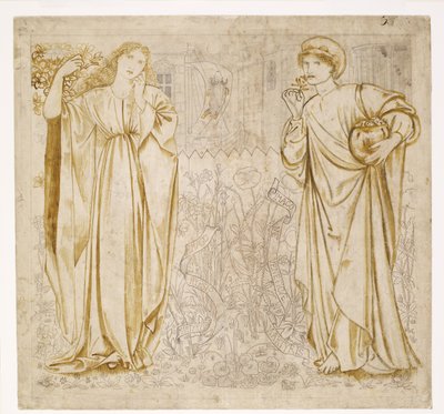 Chaucers 'Legend of Good Women' - Hypsiphile And Medea av Edward Burne-Jones