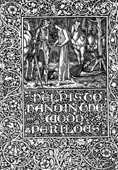 Hjelp er å levere inn Wood Perilous, 1896 av Edward Burne Jones