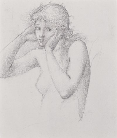 Hill Fairy (se 452519 recto) av Edward Burne Jones