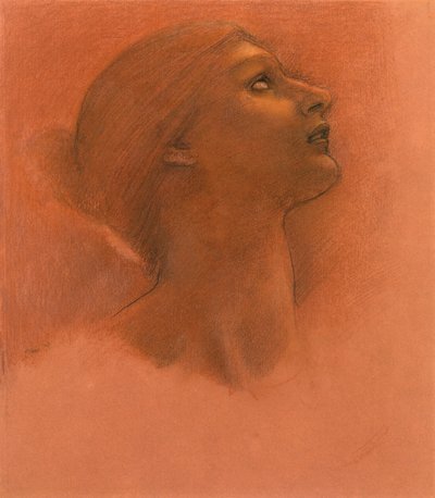 Studer for "Håp" av Edward Burne Jones